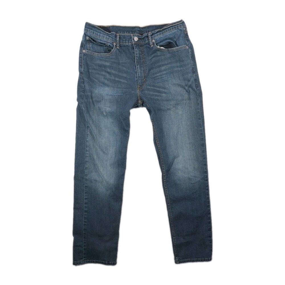 Levi's 505 Regular Fit Men's Jeans Blue Straight Leg Denim 36x32
